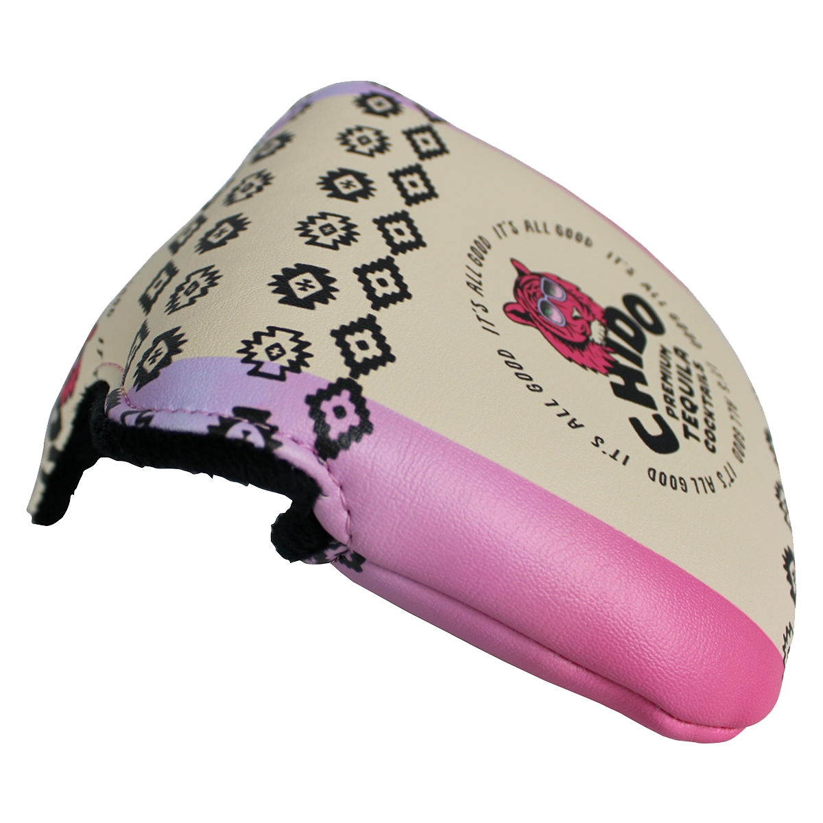 Putter Headcover- Tan/ Pink Mallet